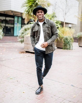 С чем носить серую шляпу мужчине