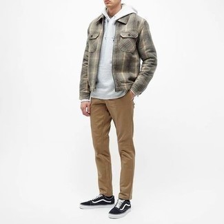 Какие куртки харрингтон носить с серым худи