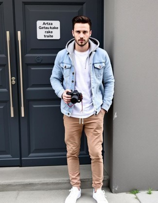 С чем носить серый худи мужчине