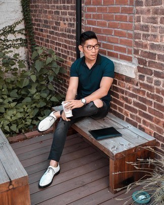 Какие броги носить с серыми джинсами