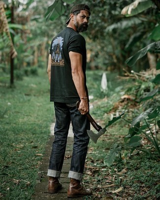 Какие повседневные ботинки носить с серыми джинсами мужчине