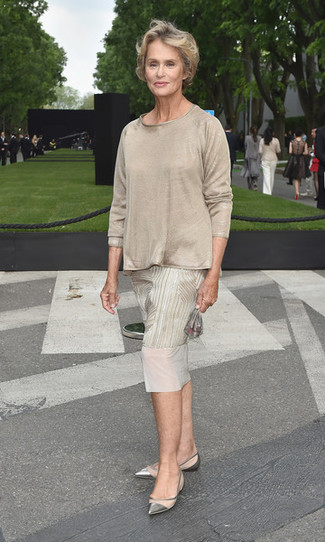 С чем носить серые кожаные туфли на плоской подошве