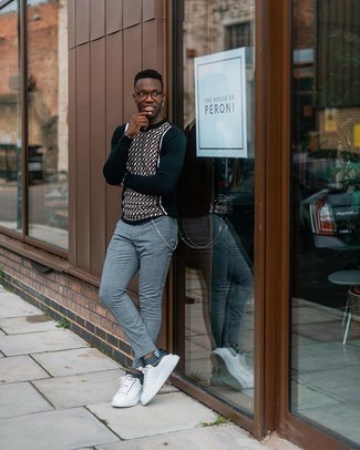 С чем носить серые носки-невидимки мужчине