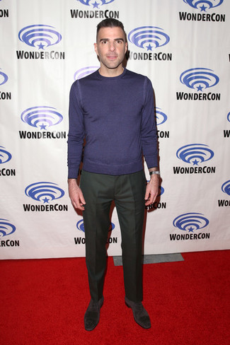 С чем носить серые оксфорды