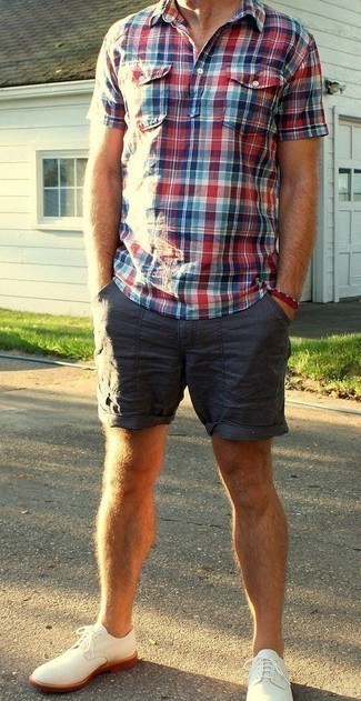 Какие туфли дерби носить с серыми шортами