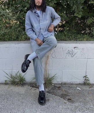 С чем носить серые носки мужчине