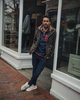 С чем носить серые замшевые кеды мужчине