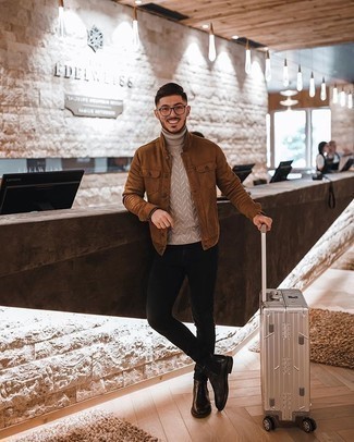 С чем носить серый чемодан мужчине