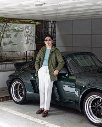 С чем носить серые солнцезащитные очки мужчине