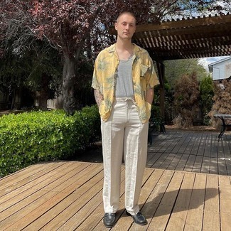 С чем носить серую майку мужчине