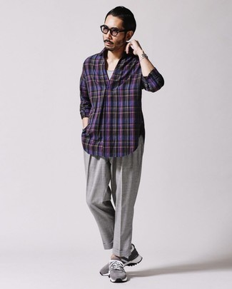 С чем носить серую майку мужчине