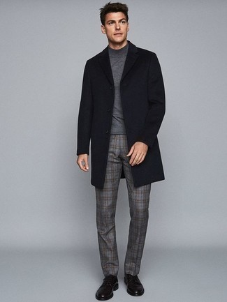 Какие туфли дерби носить с серой водолазкой