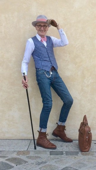 С чем носить серую шерстяную шляпу мужчине