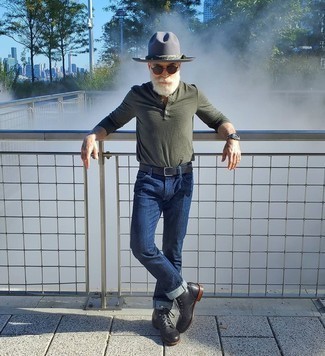 С чем носить серую шерстяную шляпу мужчине