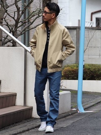 Как носить куртку харрингтон с высокими кедами