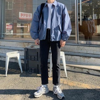 Как носить куртку харрингтон с джинсами