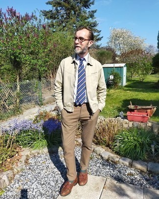 Как носить куртку харрингтон с лоферами