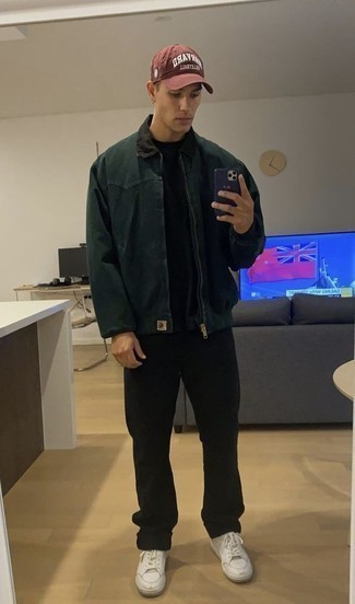 Как носить куртку харрингтон с низкими кедами