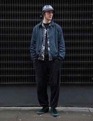 Как носить куртку харрингтон с слипонами