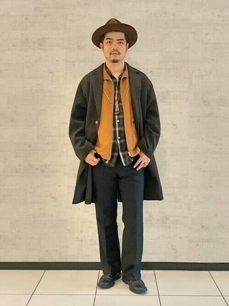 Как носить куртку харрингтон с плащом