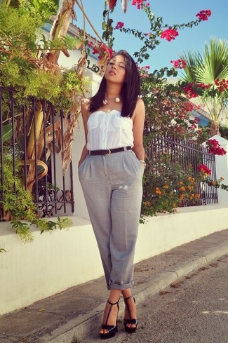 Как носить босоножки на каблуке с корсетом