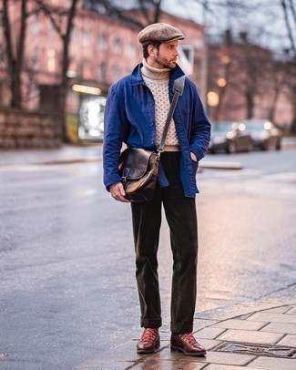 С чем носить кепку с узором "в ёлочку" мужчине