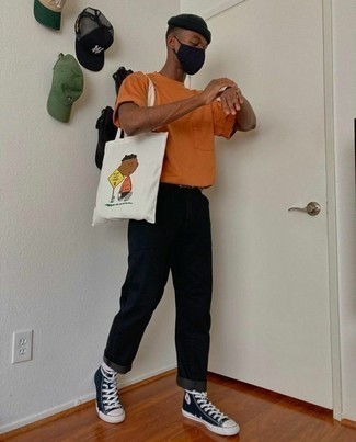 С чем носить высокие кеды в 20 лет мужчине