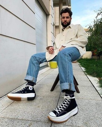 С чем носить высокие кеды мужчине лето