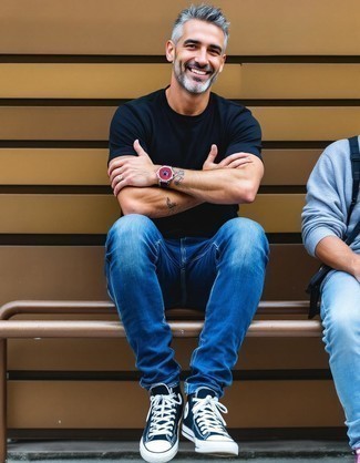 С чем носить высокие кеды мужчине в жару