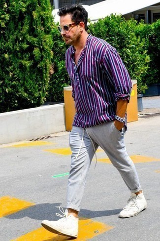 С чем носить высокие кеды за 40 лет мужчине