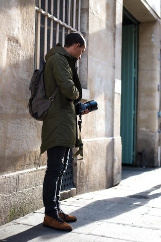 С чем носить высокие кеды мужчине осень