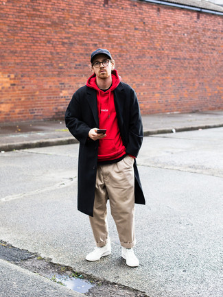 С чем носить высокие кеды мужчине осень