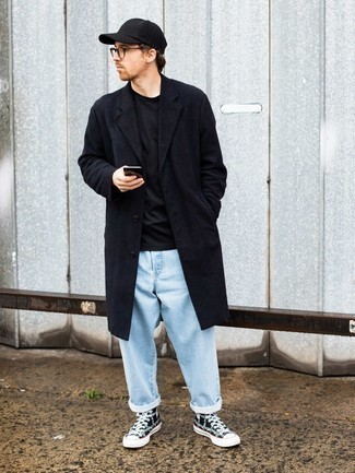 С чем носить высокие кеды мужчине весна