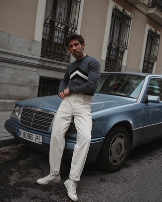 С чем носить высокие кеды мужчине весна