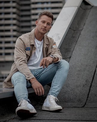 С чем носить высокие кеды мужчине весна