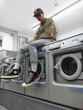 С чем носить высокие кеды в 20 лет мужчине