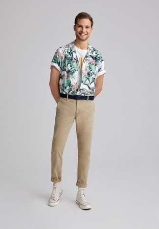 С чем носить высокие кеды мужчине лето