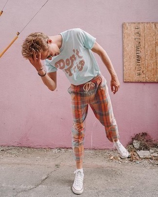 С чем носить высокие кеды мужчине в жару