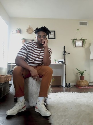 С чем носить высокие кеды мужчине в жару