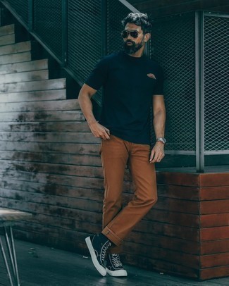 С чем носить высокие кеды за 40 лет мужчине