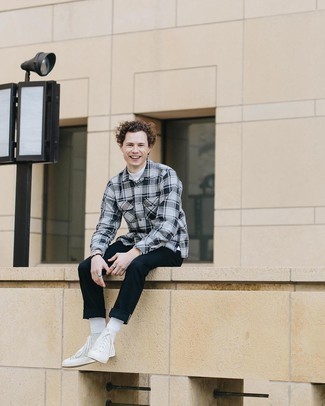 С чем носить высокие кеды мужчине весна