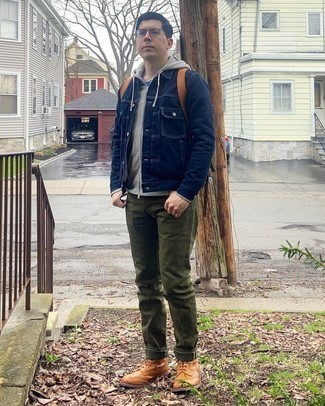 Как носить худи с ботинками броги