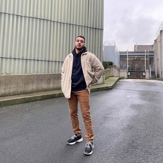 Как носить худи с курткой-рубашкой мужчине