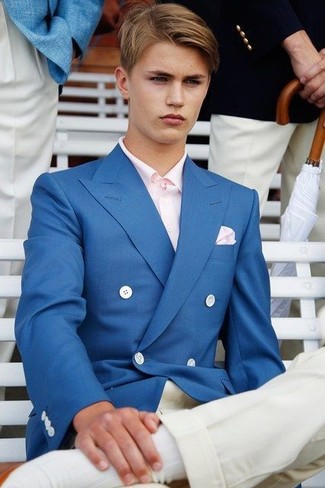 С чем носить ярко-розовый нагрудный платок