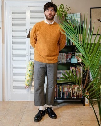 С чем носить брюки с узором "гусиные лапки" мужчине