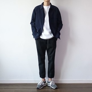 Как носить джинсы с курткой харрингтон