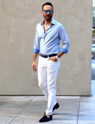 Как носить джинсы с лоферами мужчине