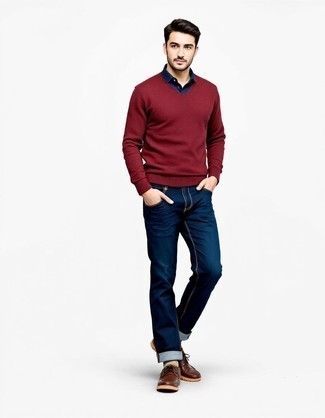 Как носить джинсы с рубашкой мужчине