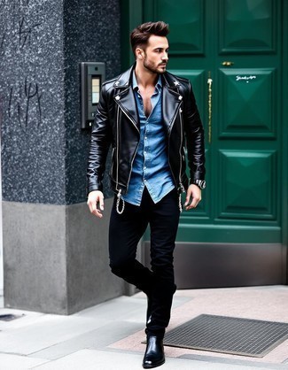 Как носить джинсы с рубашкой мужчине