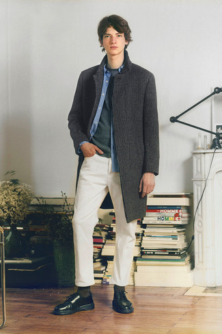 Как носить джинсы с рубашкой подросткам мужчине